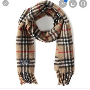 Burberry Cashmere/Wool Scarf